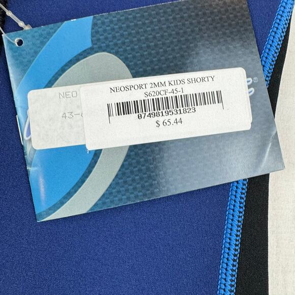 Neosport Kids 2MM Wetsuit Shorty - Size 1 - New - Picture 3 of 5